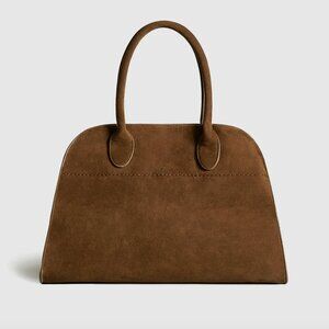 Commense Suede tote bag - Brown